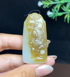 和田玉糖白下山虎（38.2g）