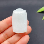 和田玉羊脂白玉羊玉牌（19.03g）