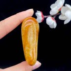 和田玉满洒红皮籽料原石（103.7g）