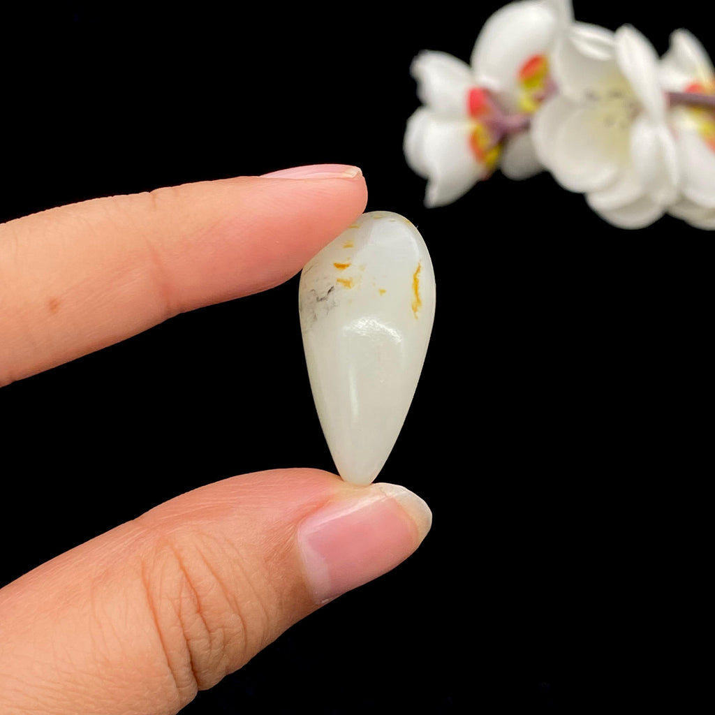 和田玉洒金皮青花三色皮籽料（10.5g）