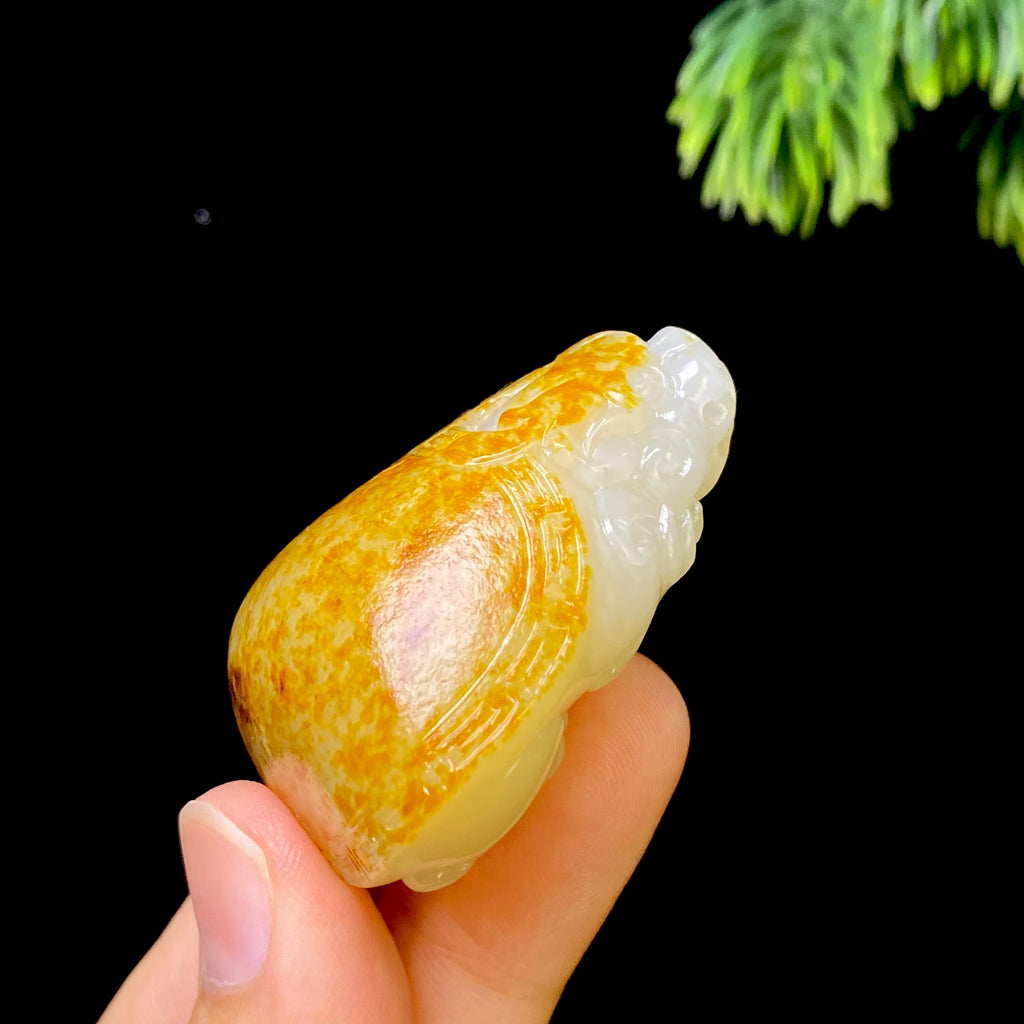 和田玉籽料龙龟（56.0g）