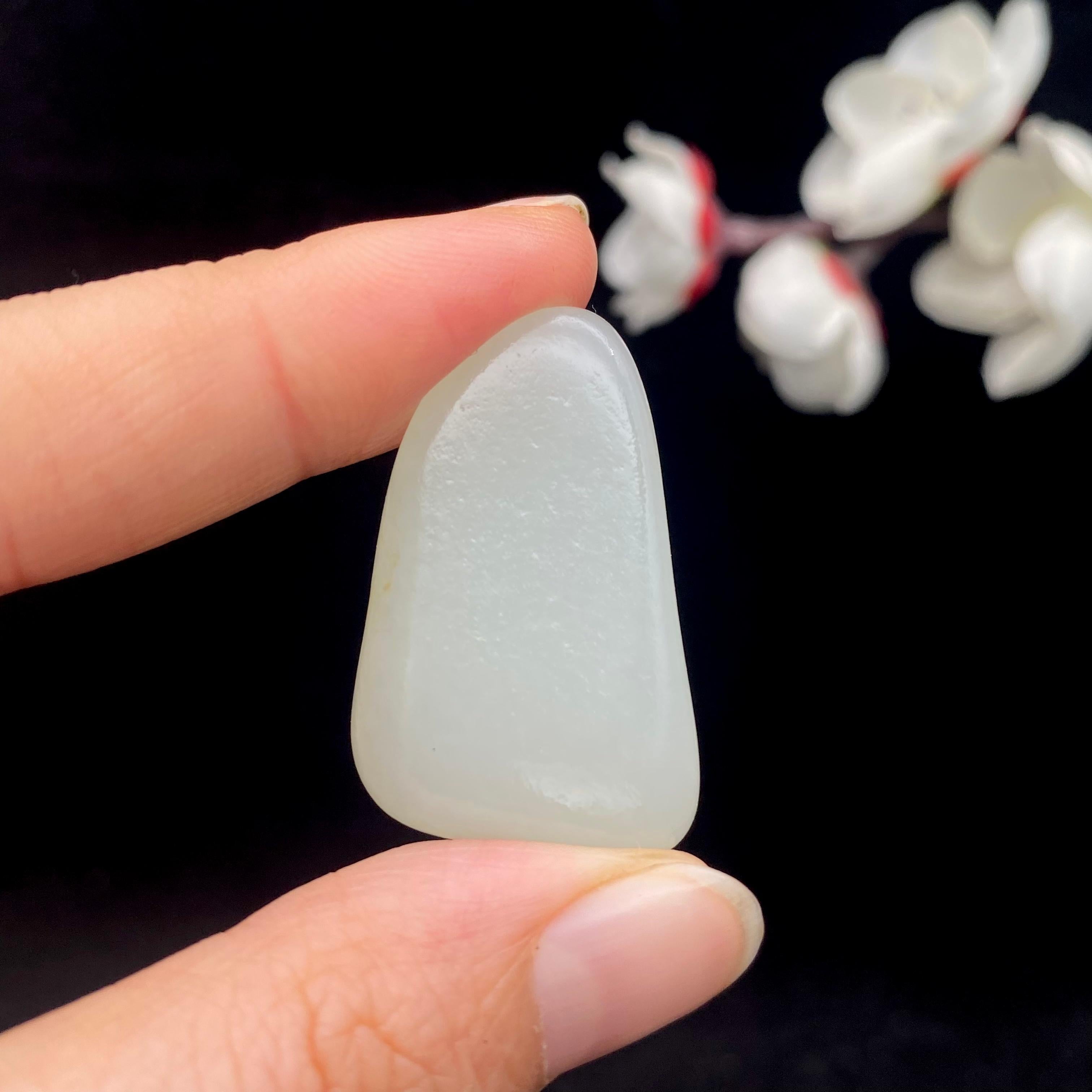 和田玉白玉籽料（13.6g）