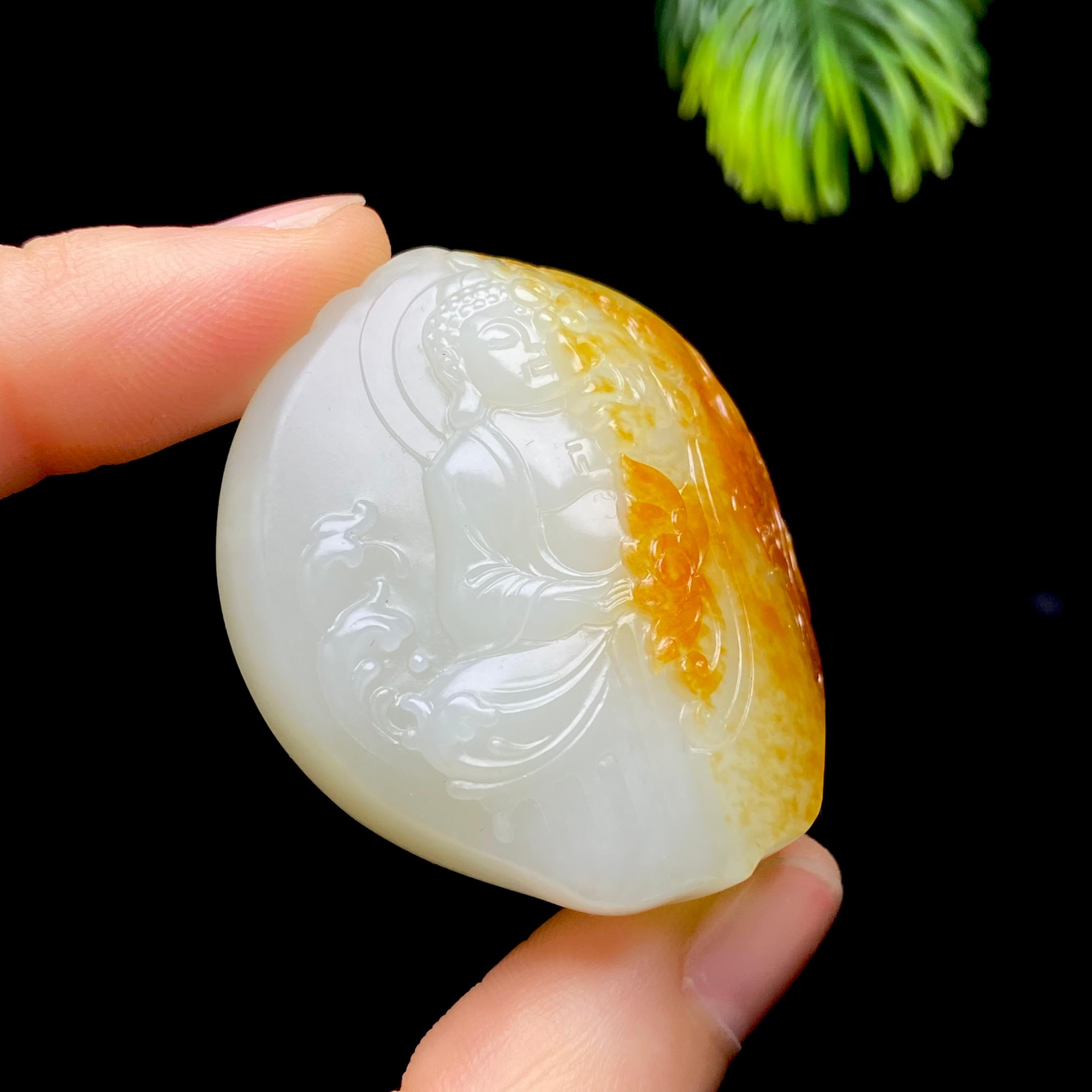 和田玉籽料一念之间（44.9g）