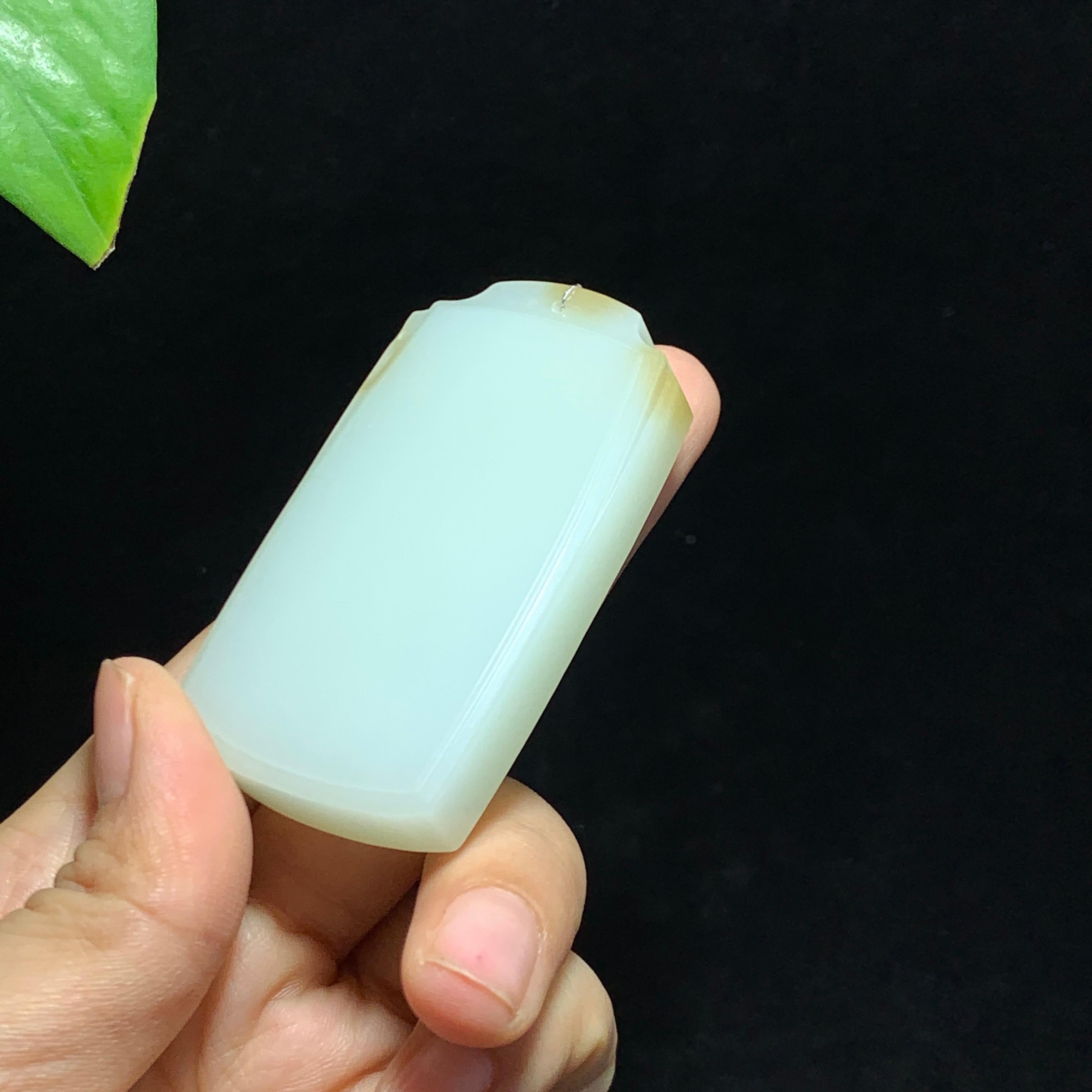 和田山料糖白玉无事牌（65.3g）