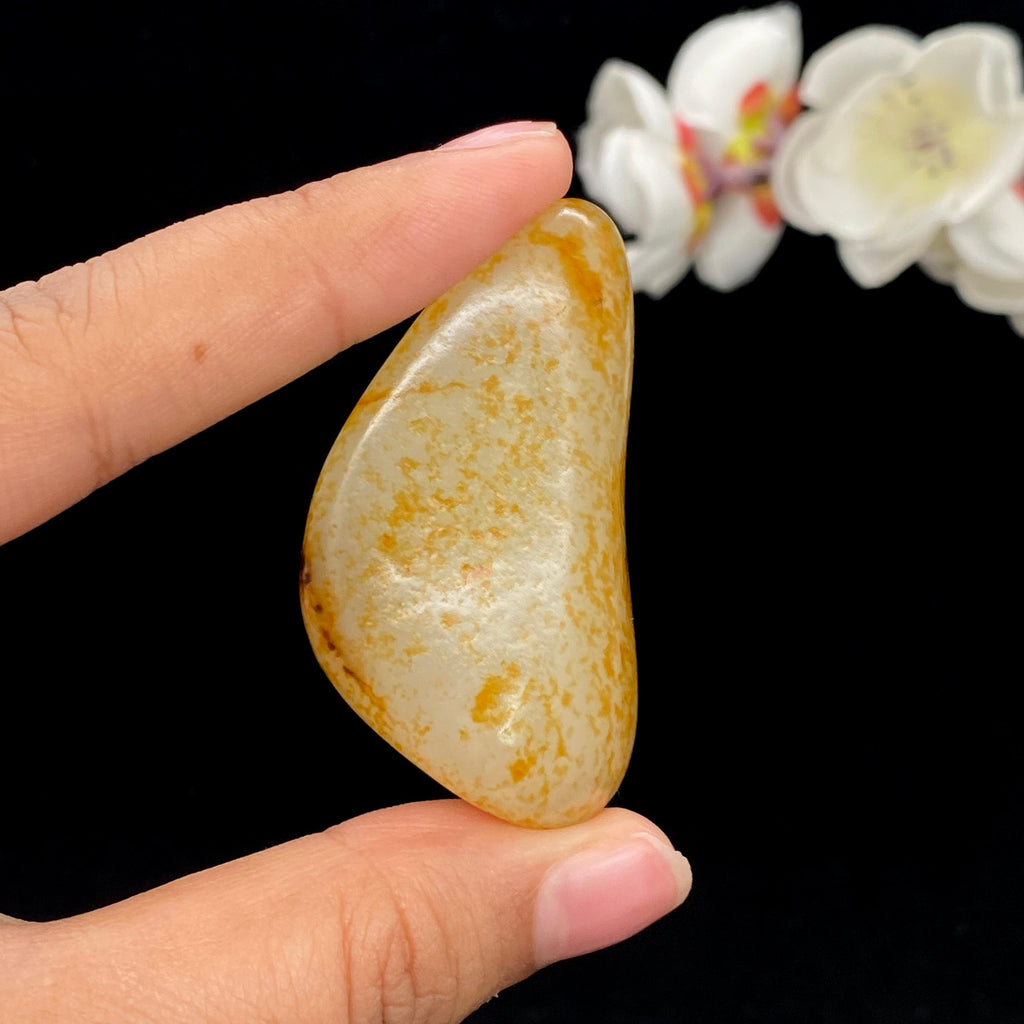 和田玉洒红皮籽料挂件（36.3g）