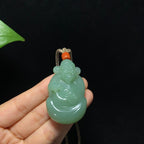 收藏级和田籽料沙枣财神挂件（38.5g）