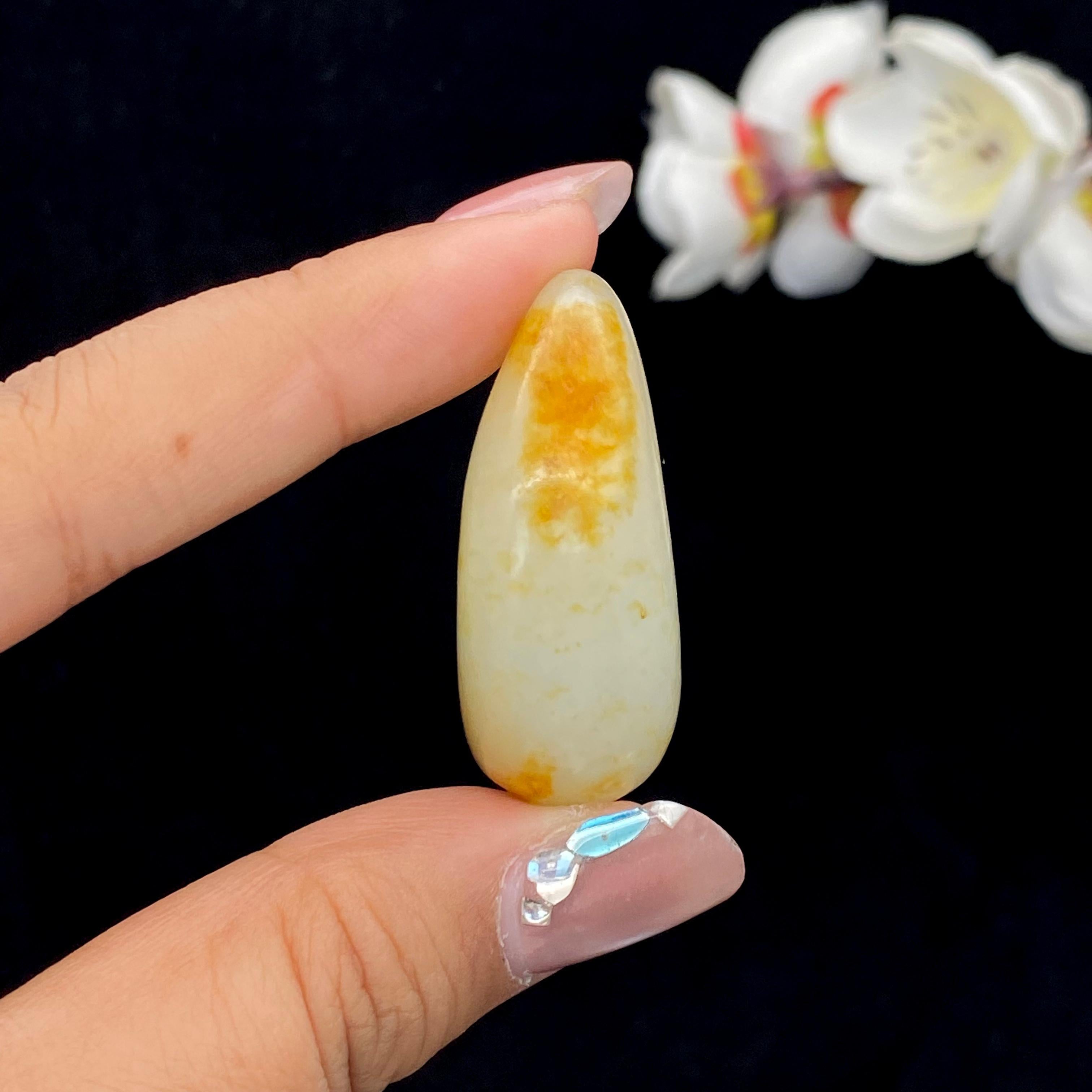 和田玉洒金皮籽料挂件（26.5g）