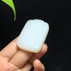 和田山料白玉无事牌挂件（49.4g）