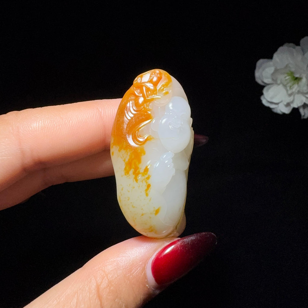 和田玉籽料佛公（31.6g）