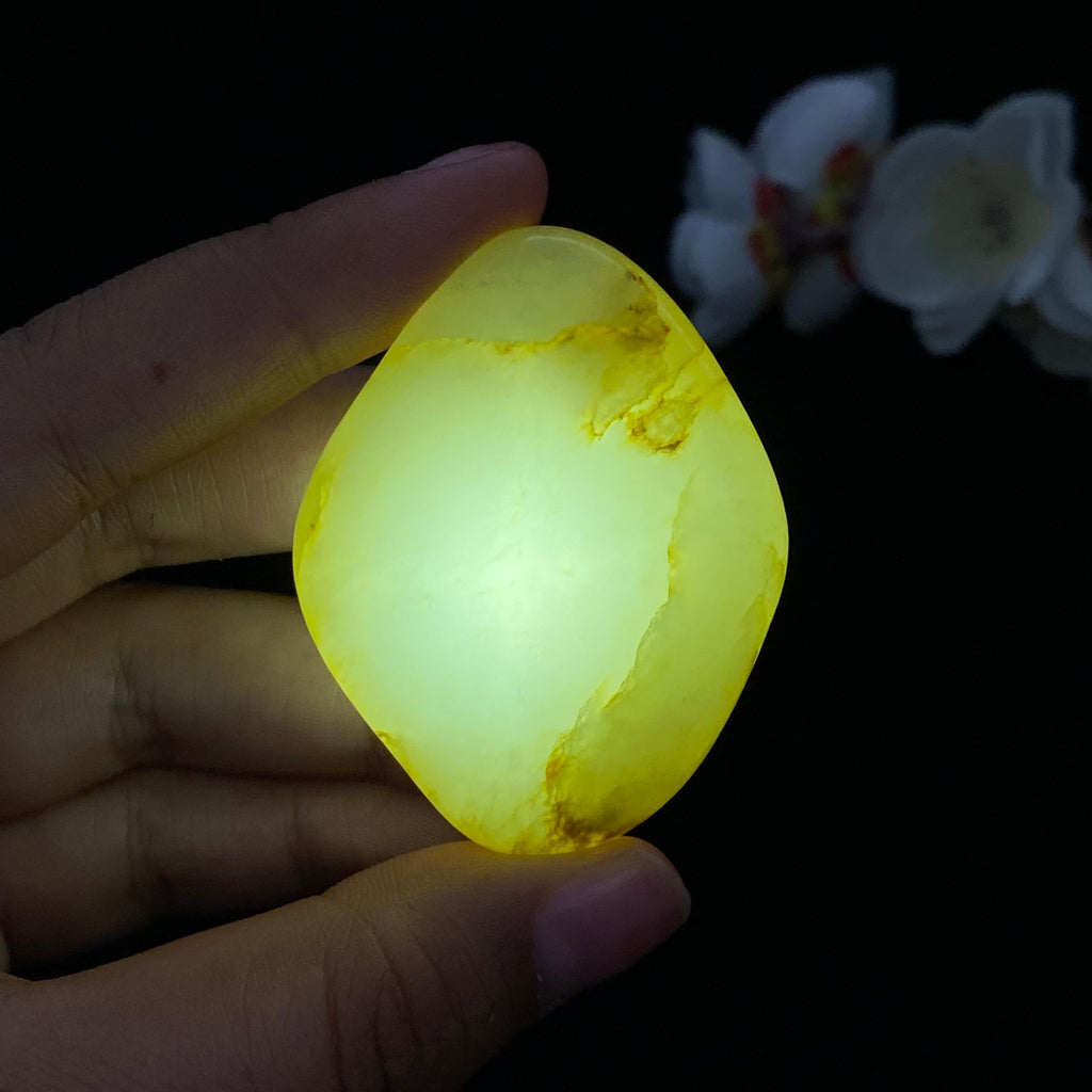 和田玉洒金皮青花底籽料挂件（46.8g）