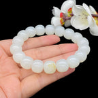 和田玉白玉籽料【老型珠手串】（54.6g）