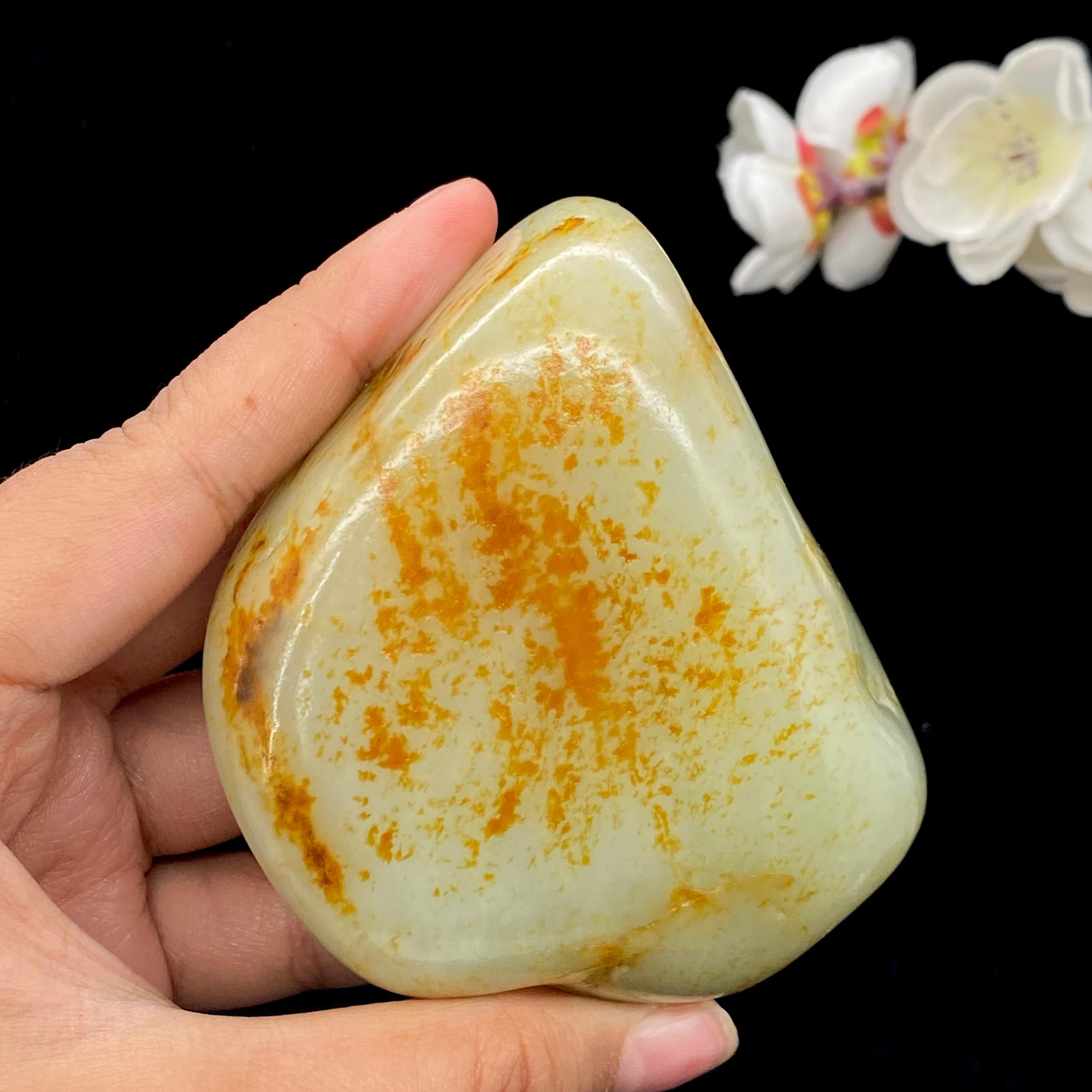 和田玉黑黄皮籽料（396.2g）
