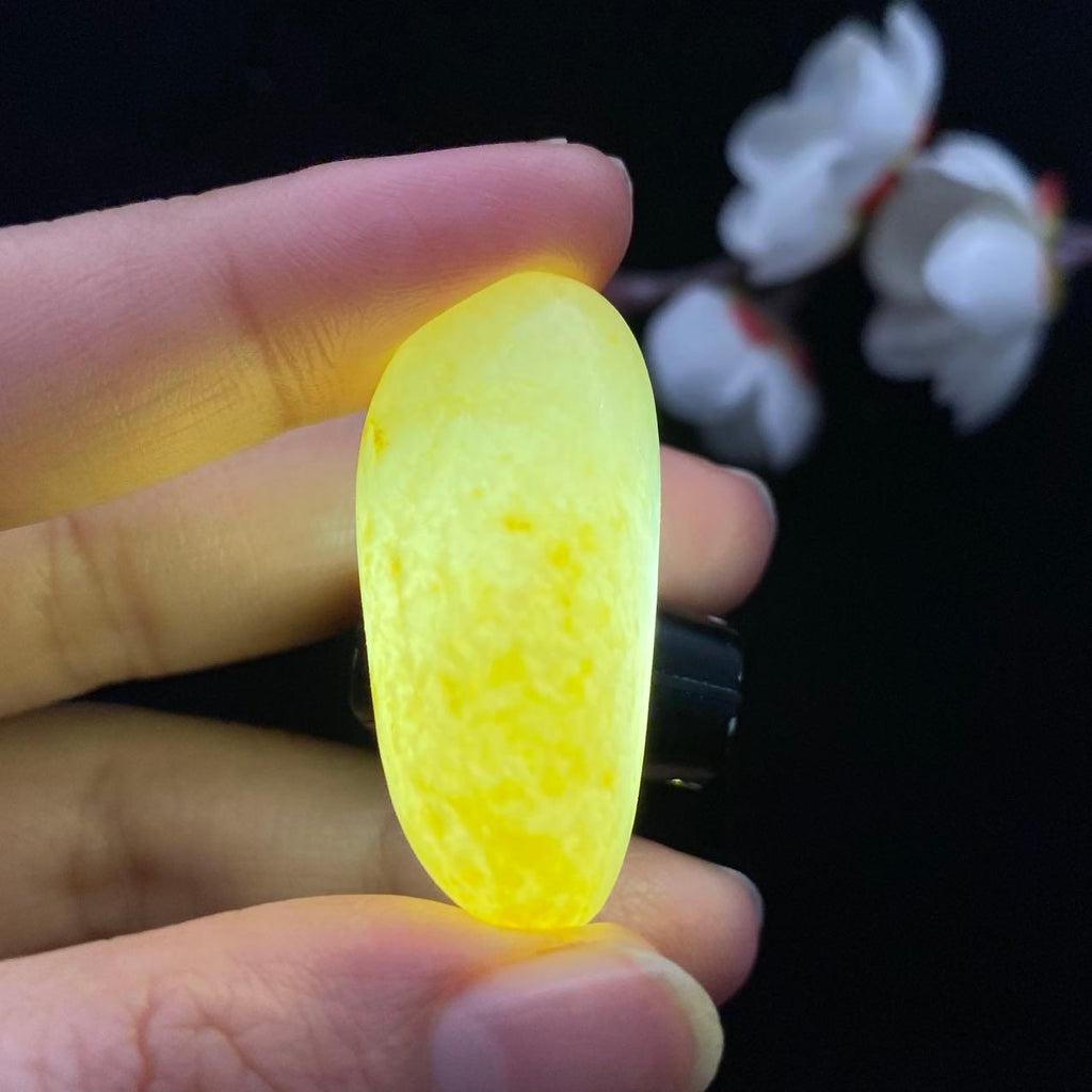和田玉洒金皮籽料吊坠籽（16.2g）
