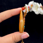 和田玉黄沁皮籽料【悟道】（20.4g）