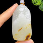 和田玉籽料无事牌（58.3g）