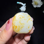 收藏级和田玉籽料挂件佛公（34.5g）