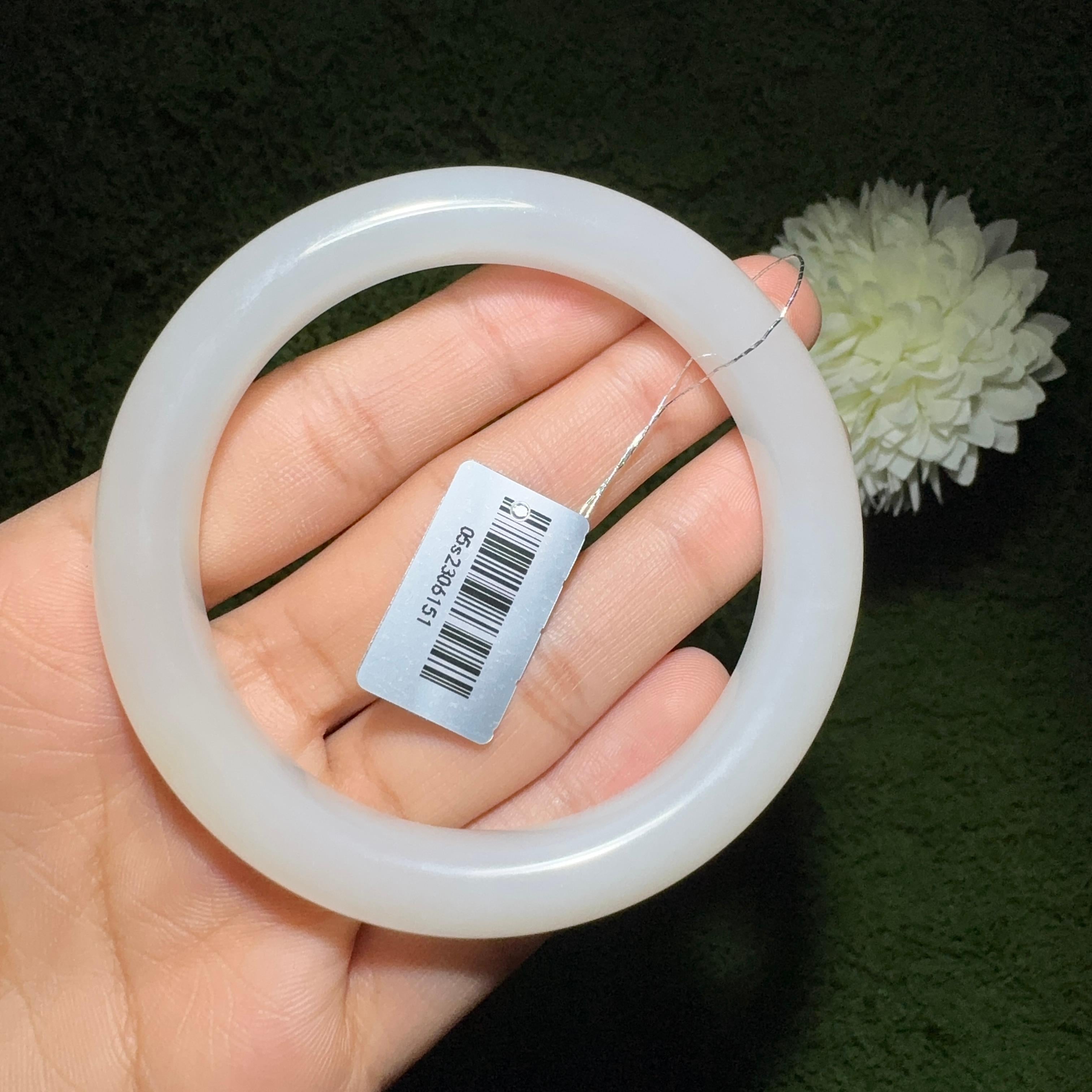 和田玉白玉平安无事牌（70.8g）