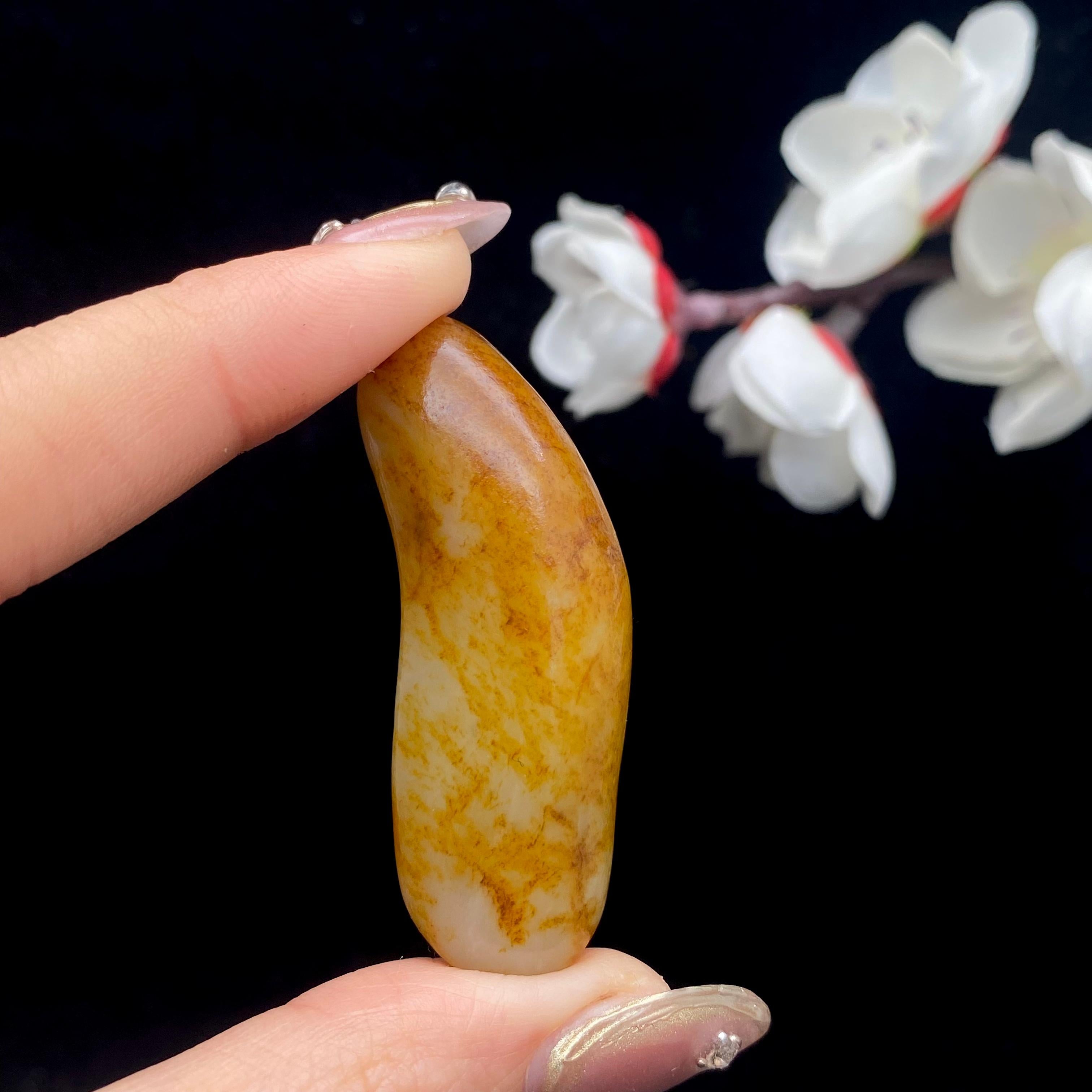 和田玉洒金皮籽料原石（20.2g）