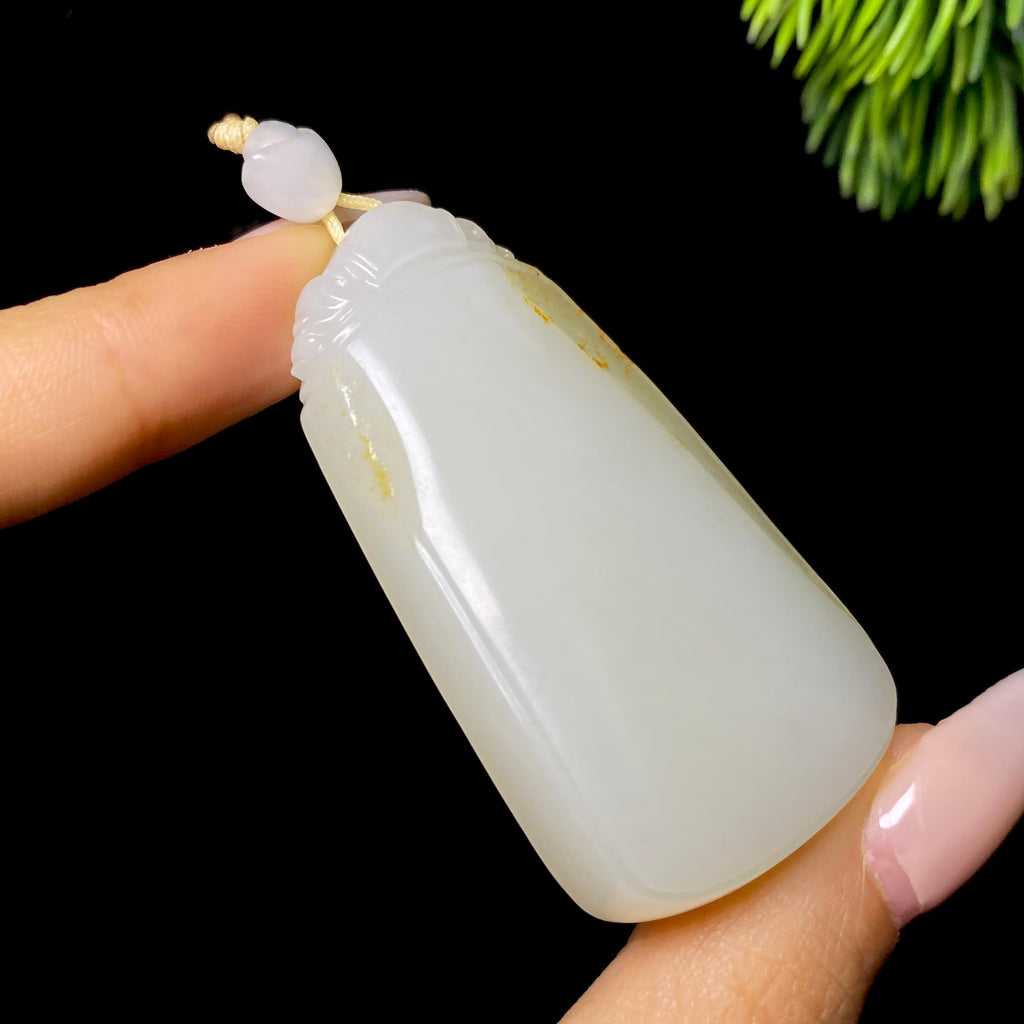 和田玉籽料无事牌（37.4g）