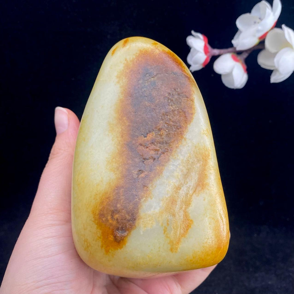 和田玉聚红皮籽料（940g）