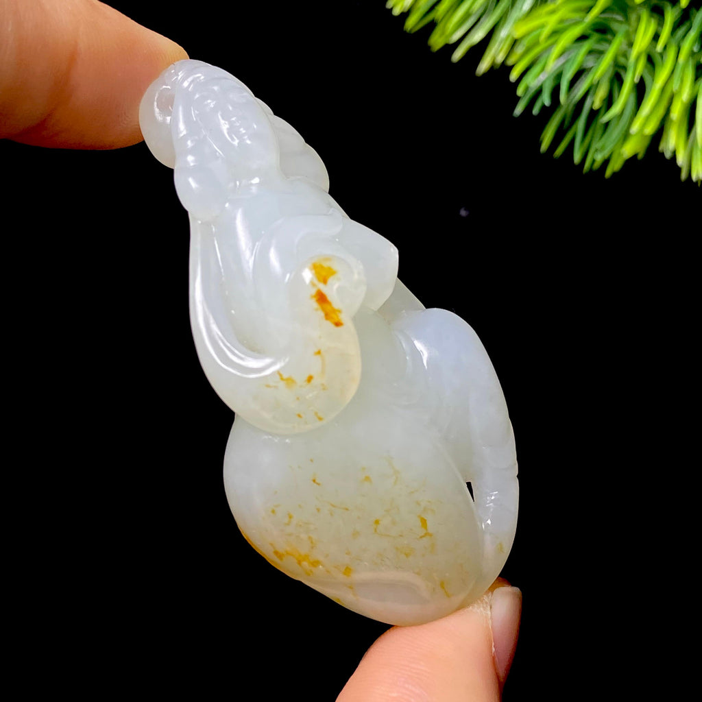 和田玉籽料玉贵人（41.1g）