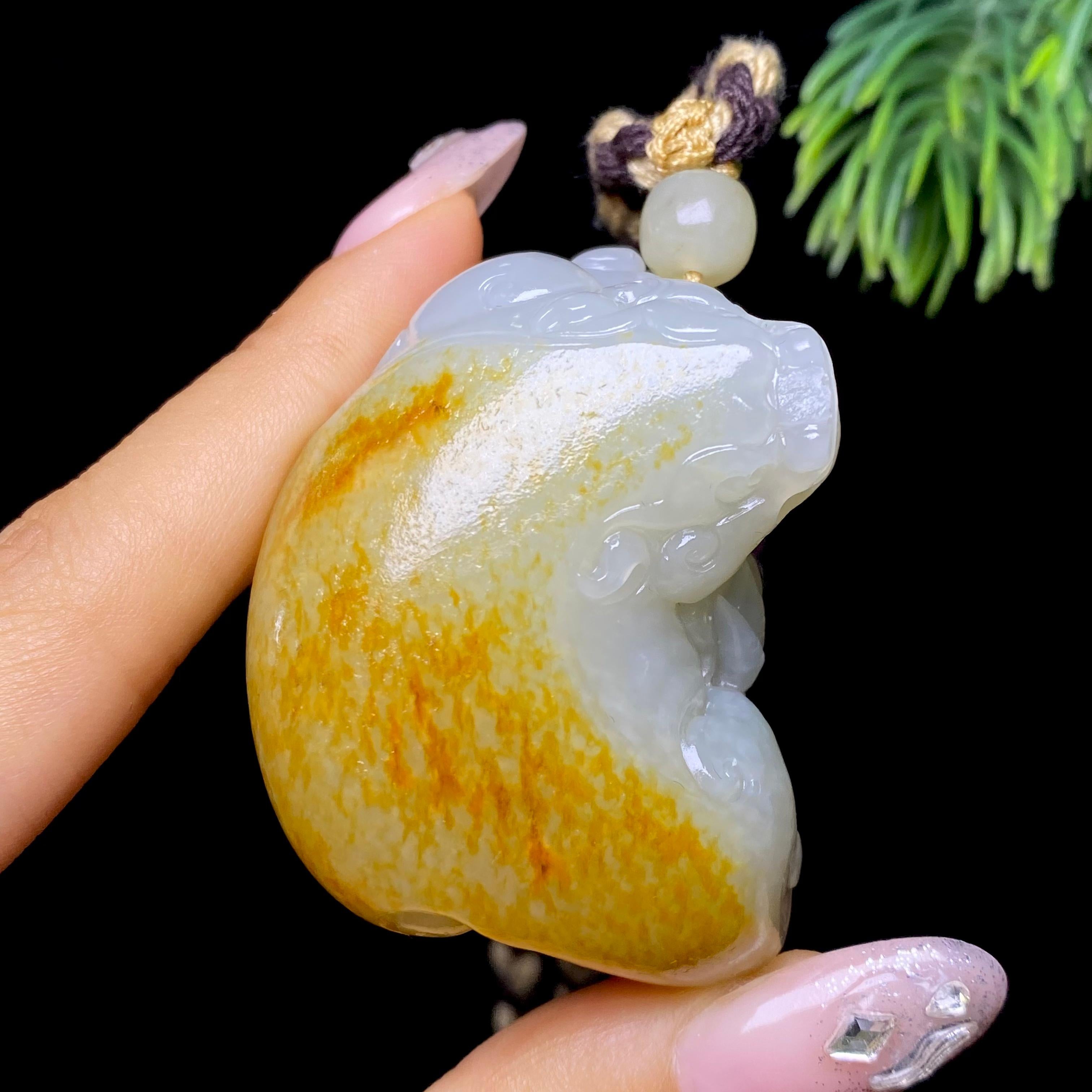 和田玉籽料貔貅（67.5g）