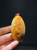 和田玉籽料钟馗（58.6g）