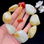 和田玉洒金皮【精品男士手串】（164.7g）