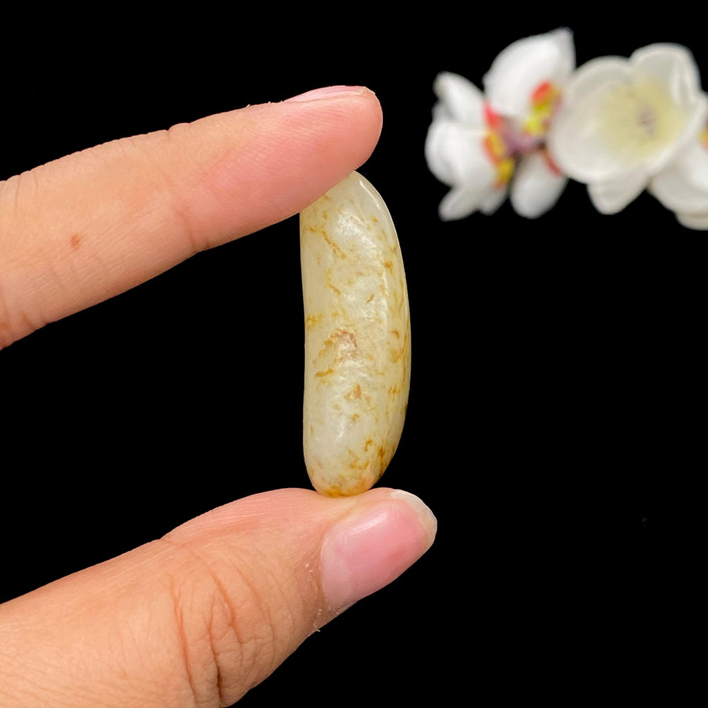 和田玉洒金皮籽料吊坠籽（15.3g）