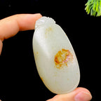 和田玉籽料无事牌（48.2g）