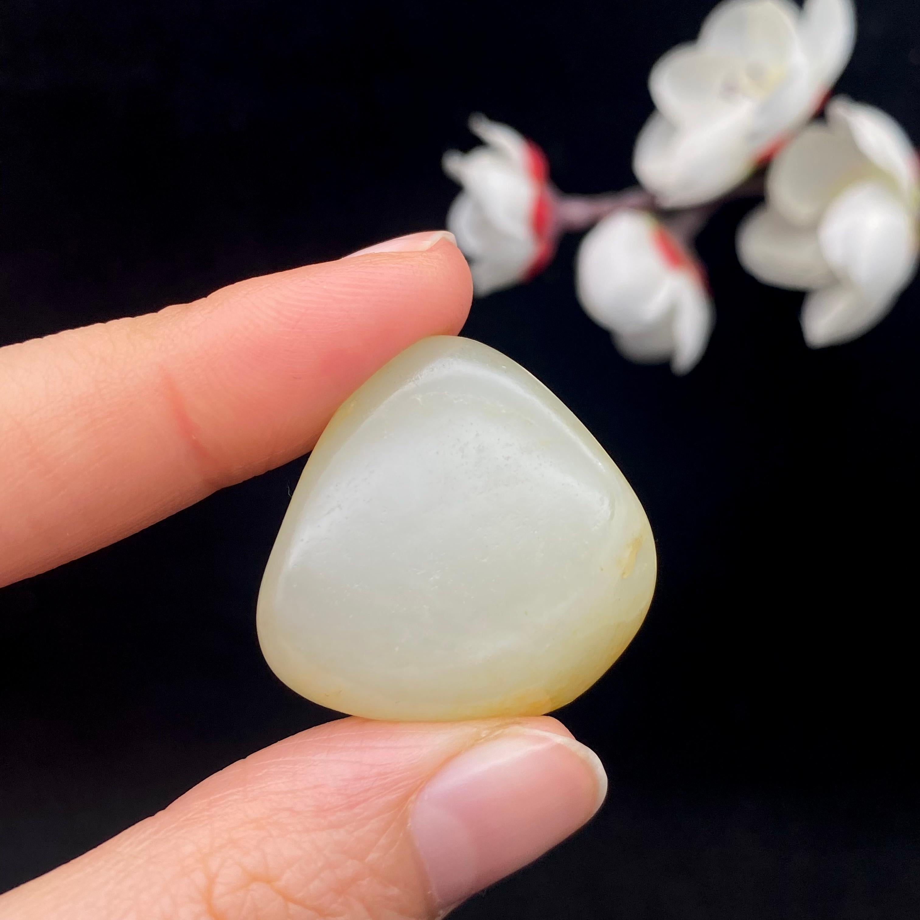 和田玉洒金皮籽料吊坠籽（13.8g）