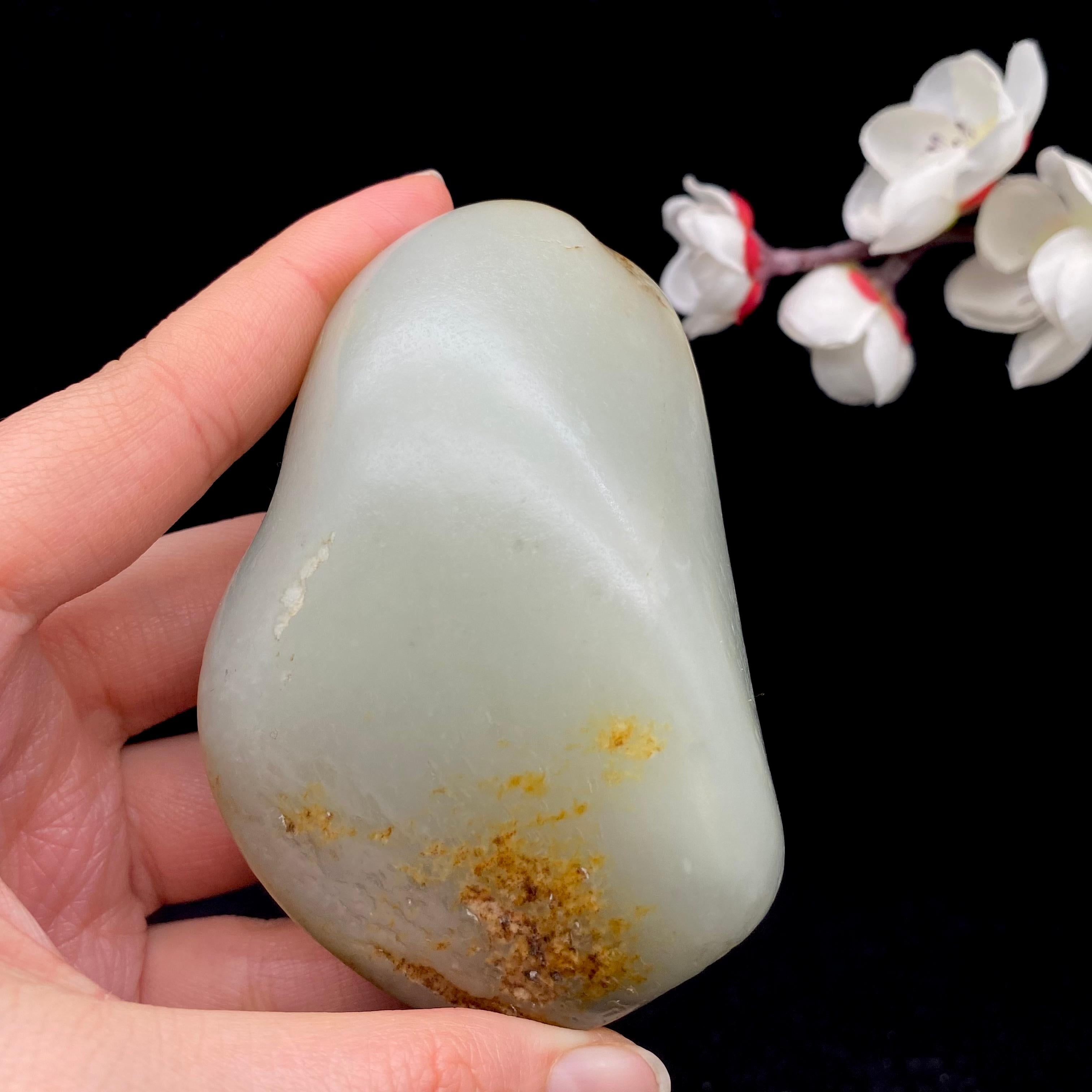 和田玉洒金皮青花底籽料（250.9g）