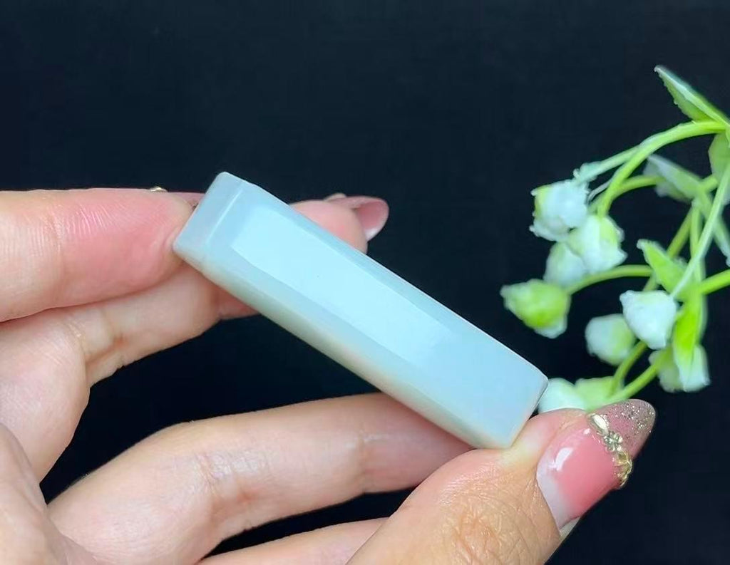 和田白玉平安无事牌（50.7g）