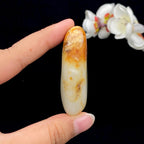 和田玉聚黄皮籽料原石（46.2g）