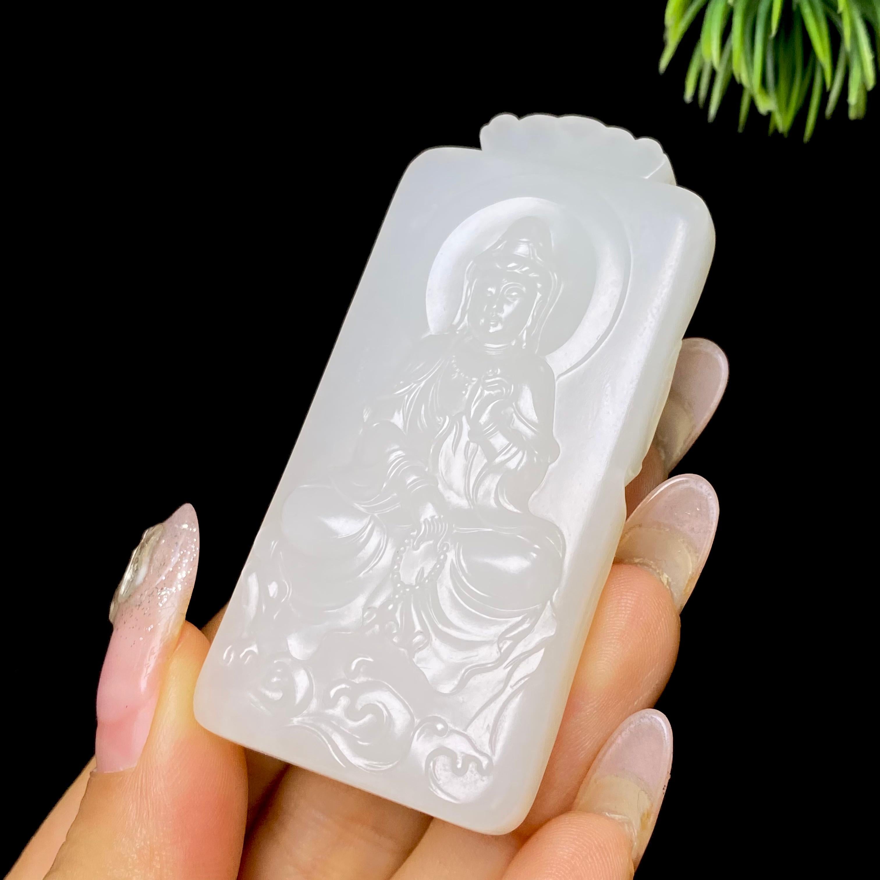 和田玉籽料观音（44.7g）