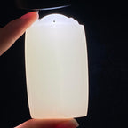 和田玉白玉无事牌（82.5g）