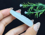 和田玉羊脂白玉持莲观音（38.9g）