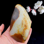 和田玉聚红皮籽料原石（318.5g）