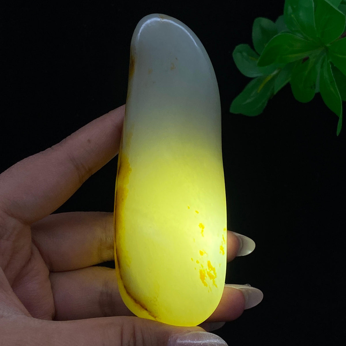 和田玉黄皮籽料（162g）