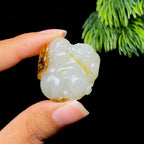 和田玉籽料如意猴（16.5g）