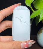 和田羊脂玉文殊菩萨（65.0g）