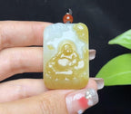 新疆和田玉且末糖羊脂玉佛公（23.4g）