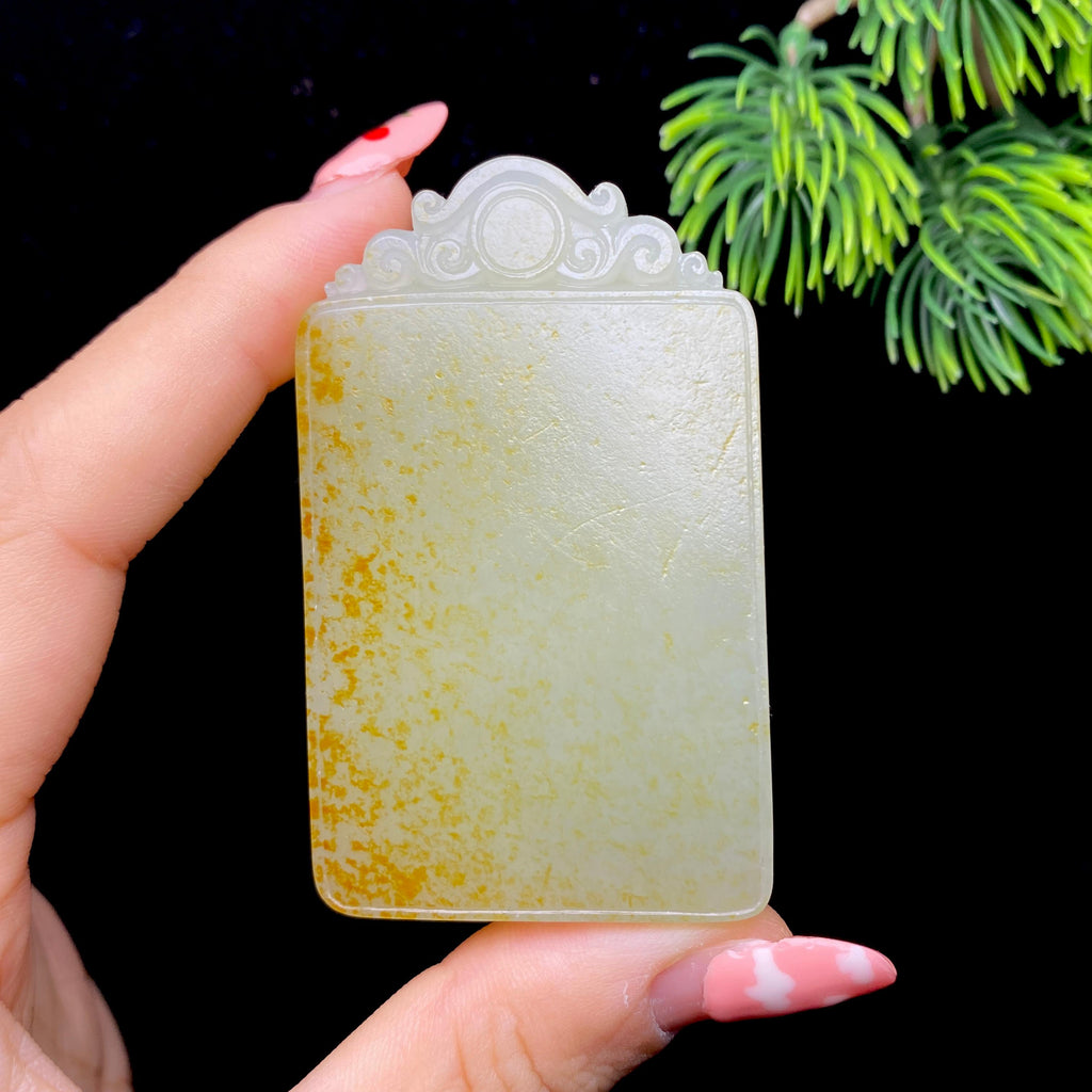 和田玉籽料无事牌（86.0g）