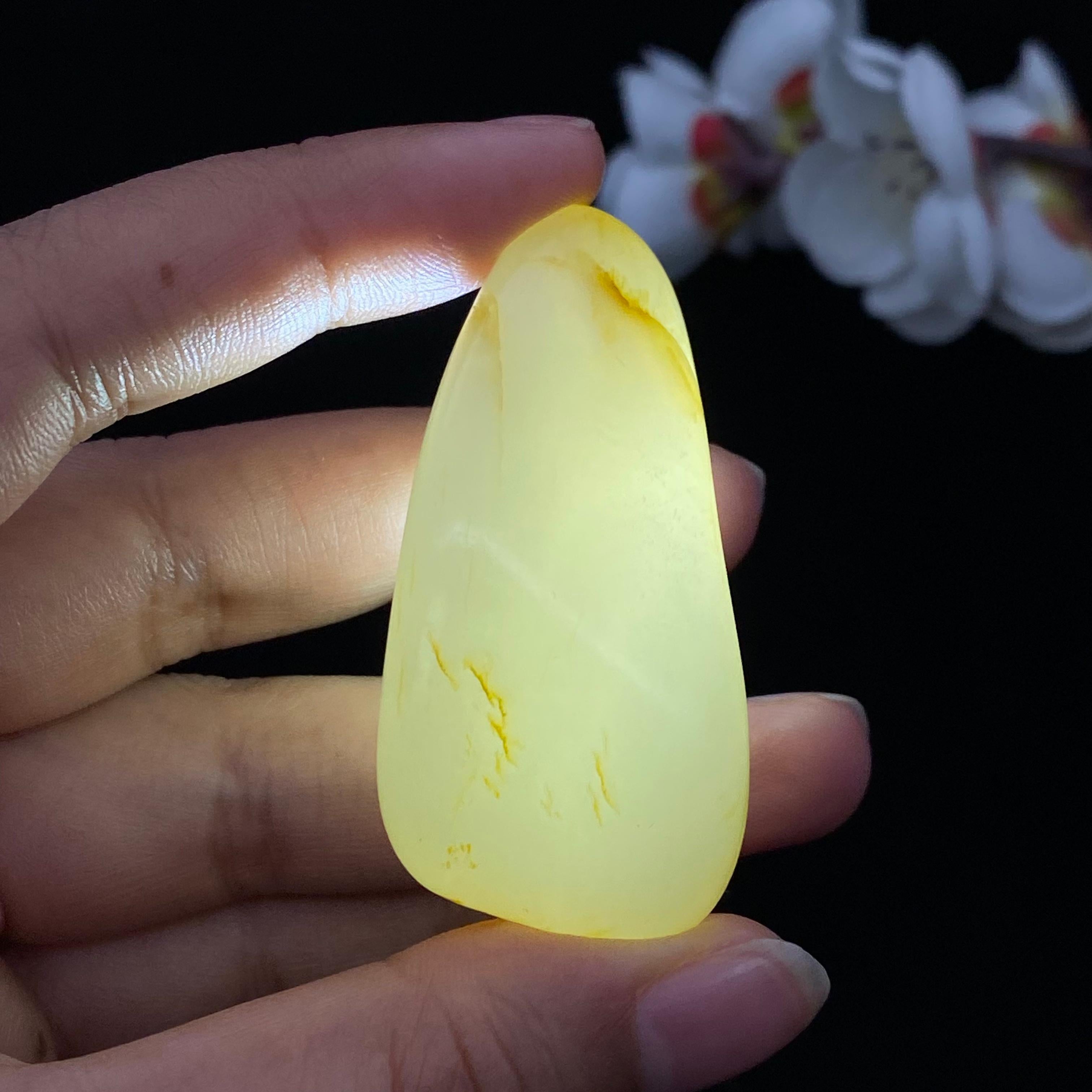 和田玉洒金皮籽料挂件（42.5g）