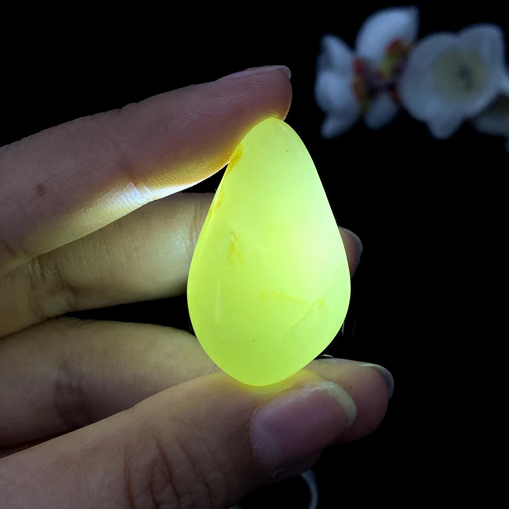 和田玉青白玉籽料挂件（18.3g）