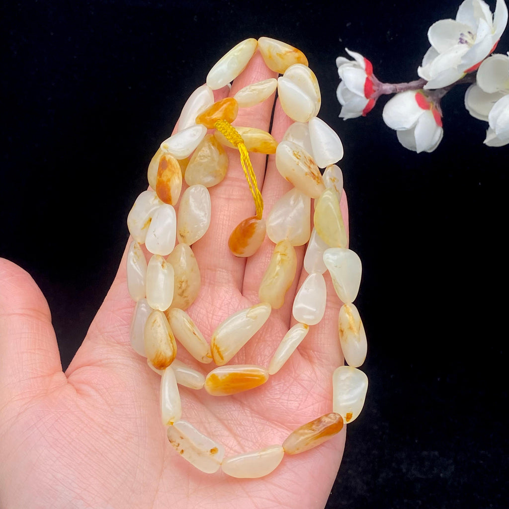 和田玉洒金皮籽料【精品项链】（66.6g）