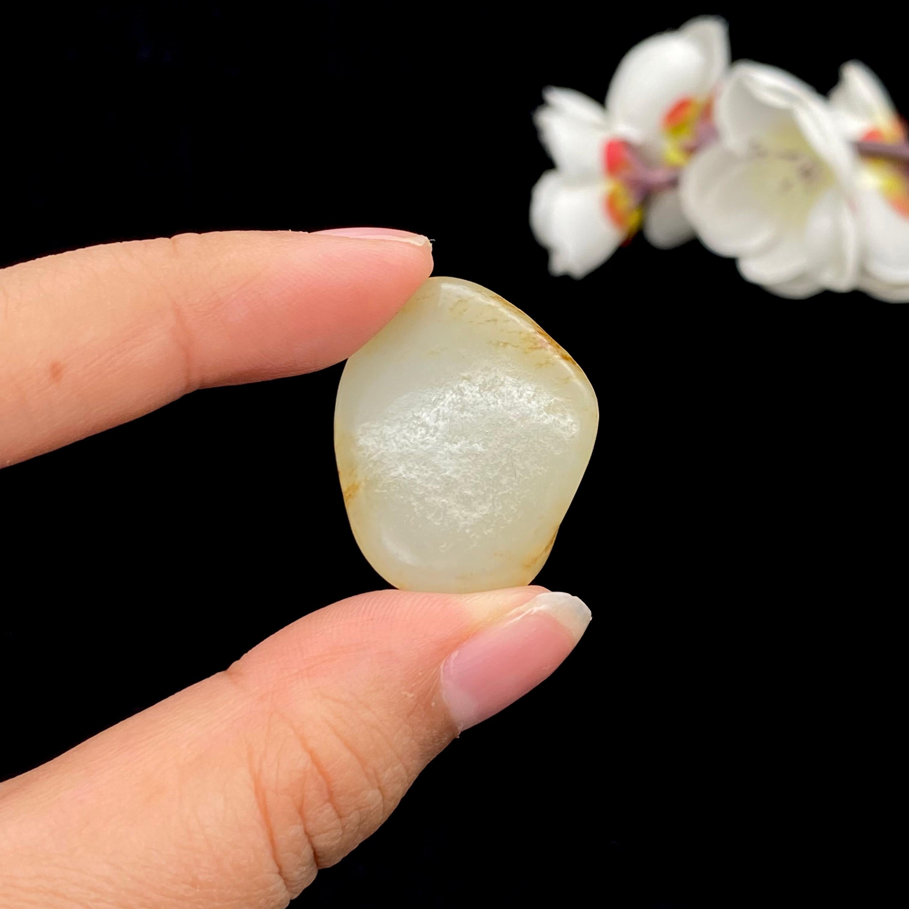 和田玉洒金皮籽料吊坠籽（10.8g）