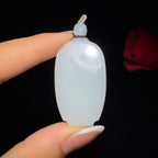 和田玉白玉平安无事牌（16.6g）