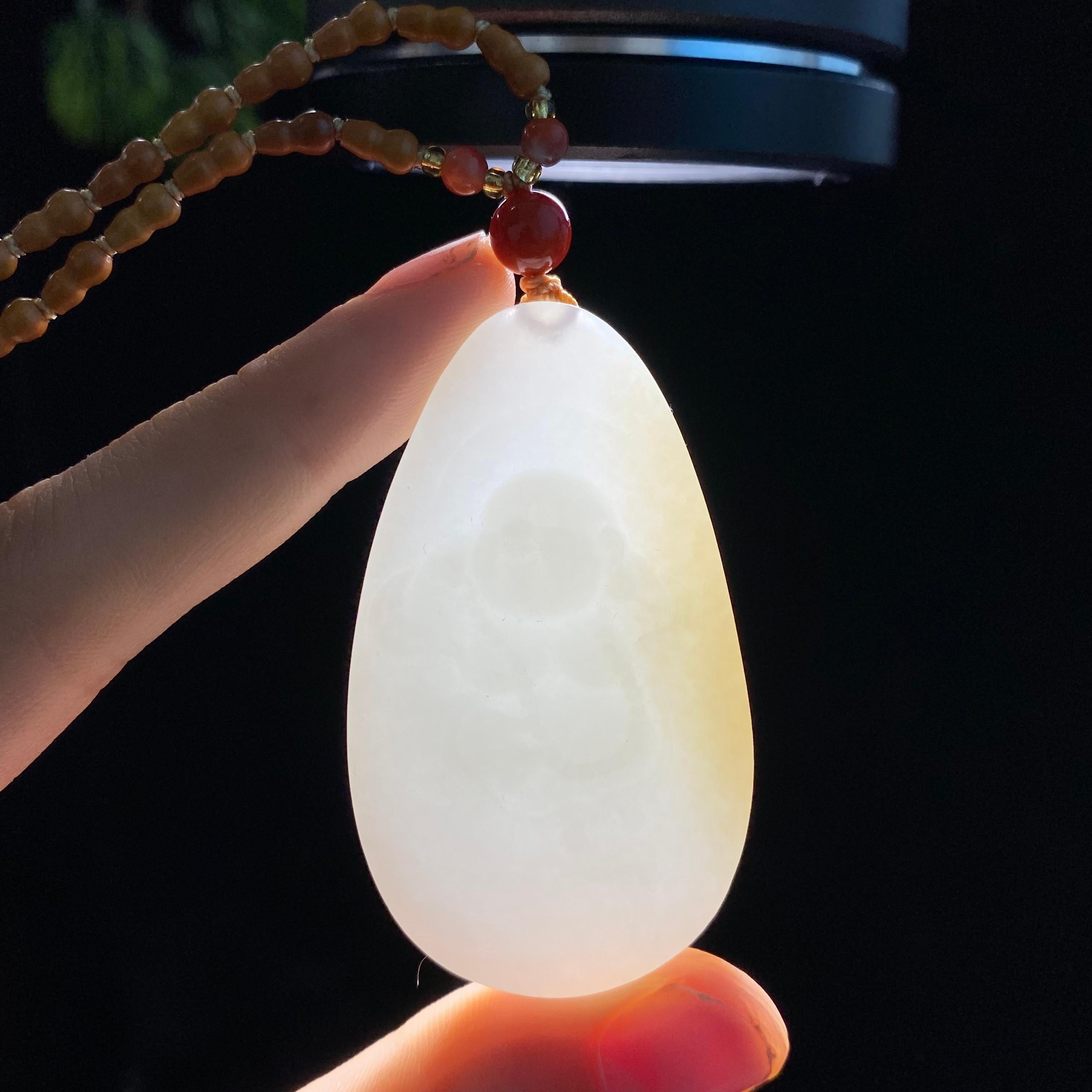 和田玉糖白佛公（25.1g）