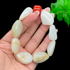 和田玉白玉籽料【精品手串】（71.8g）